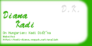 diana kadi business card